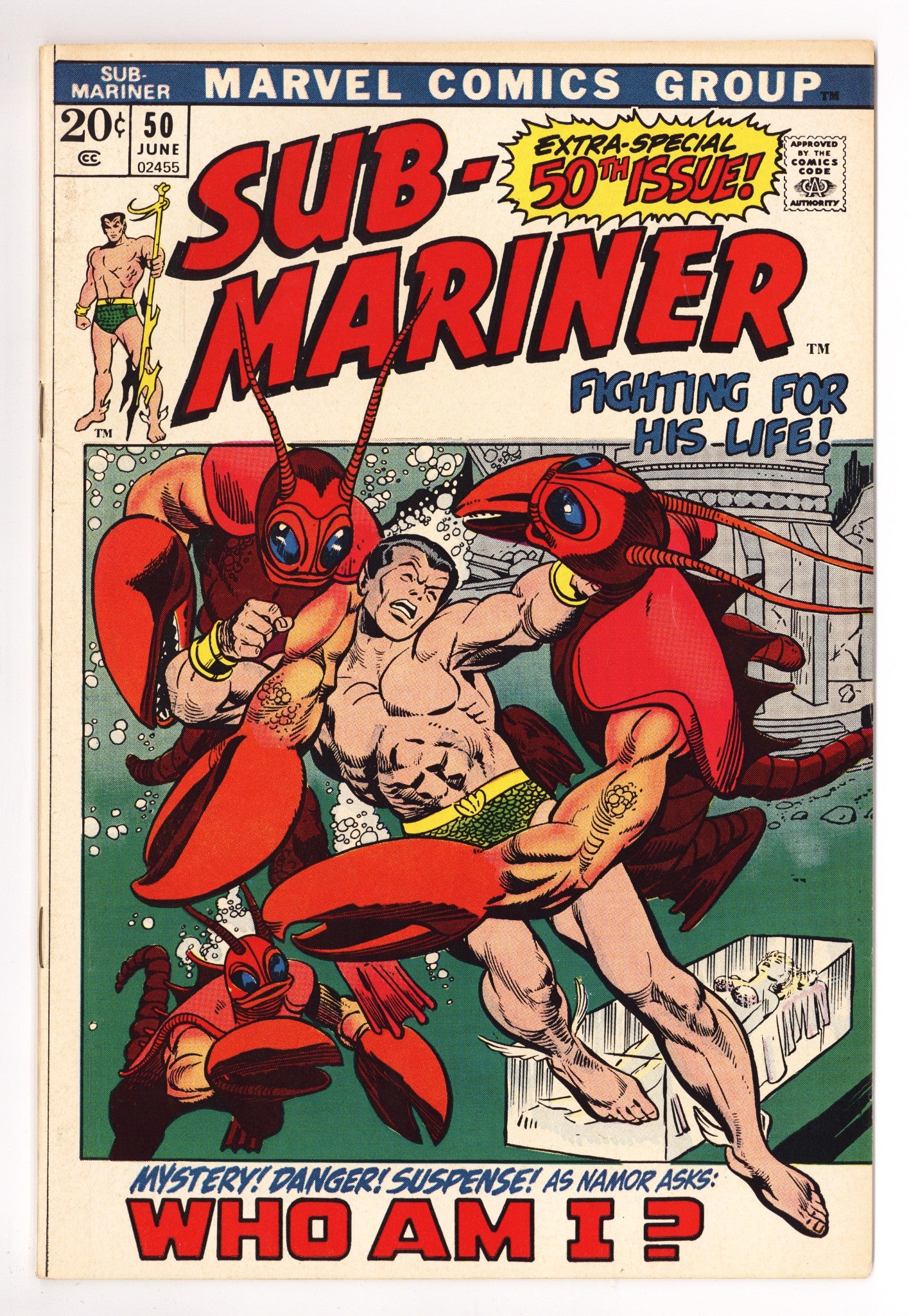 Sub-Mariner Vol 1 50 FN/VF (7.0) (1972) 
