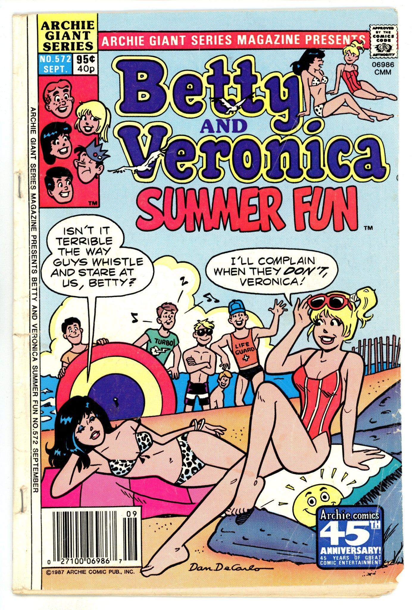Archie Giant Series Magazine  572  GD (2.0)  (1987)  Canadian Price Variant  