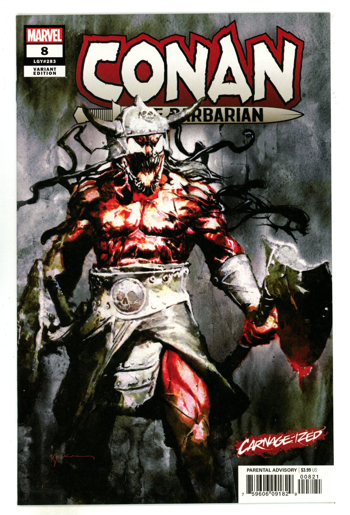 Conan the Barbarian Vol 3 8 (283) High Grade (2019) Sienkiewicz Variant 