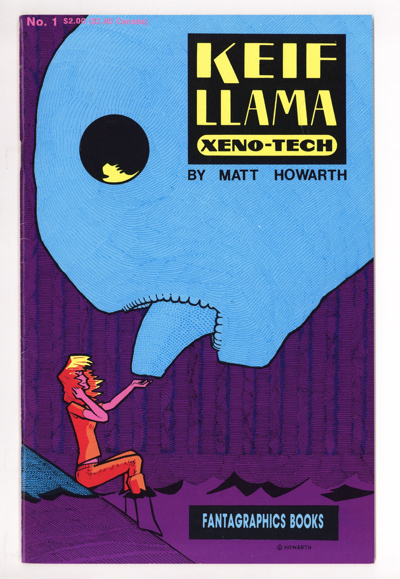 Keif Llama -- Xeno-Tech Vol 1 1 Mid Grade (1988) 