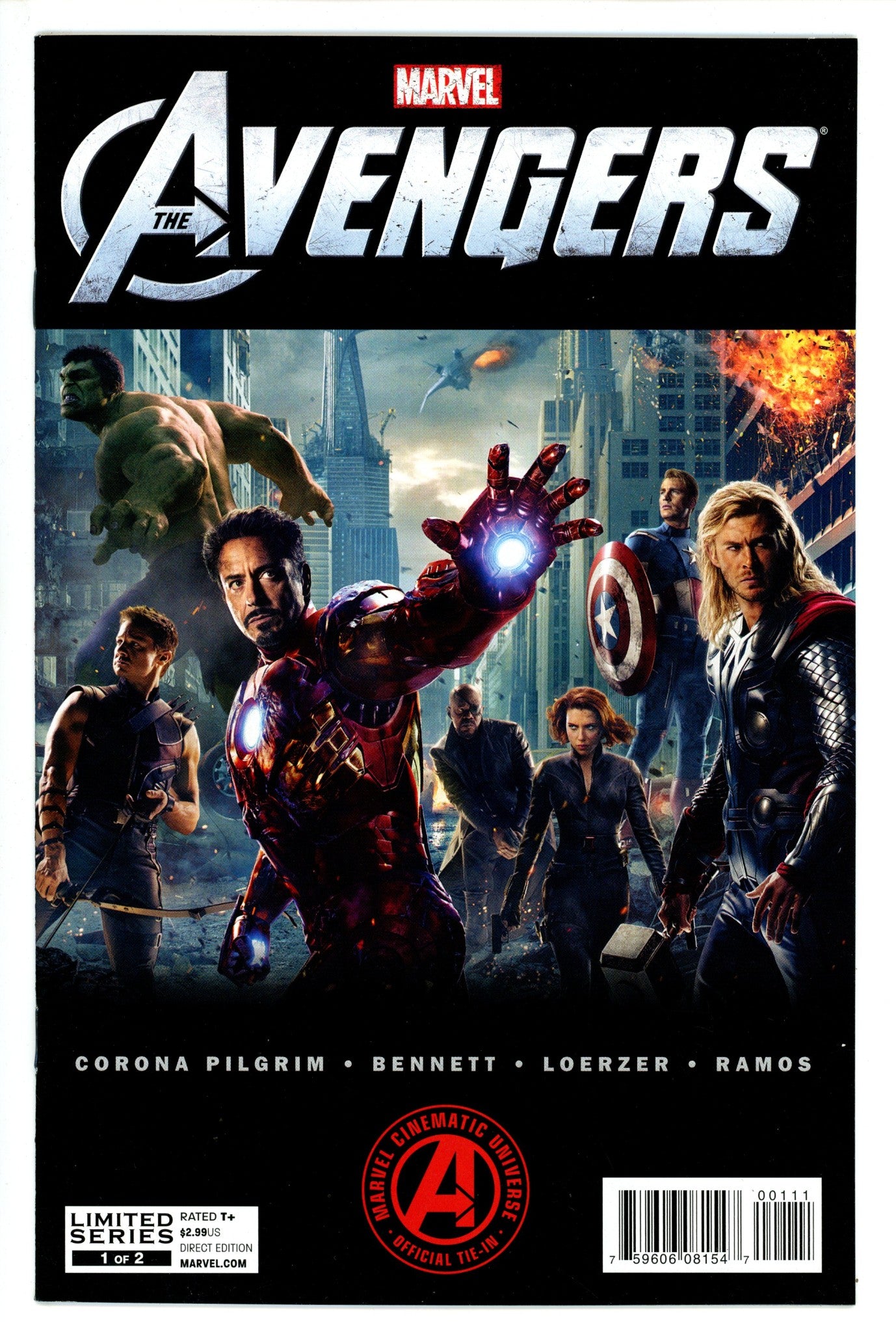 Marvel's The Avengers 1 NM- (9.2) (2014)