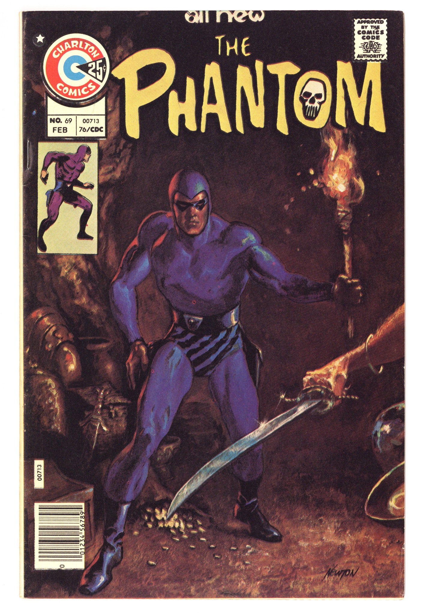 The Phantom 69 Low Grade Bottom Staple Detached (1976) 