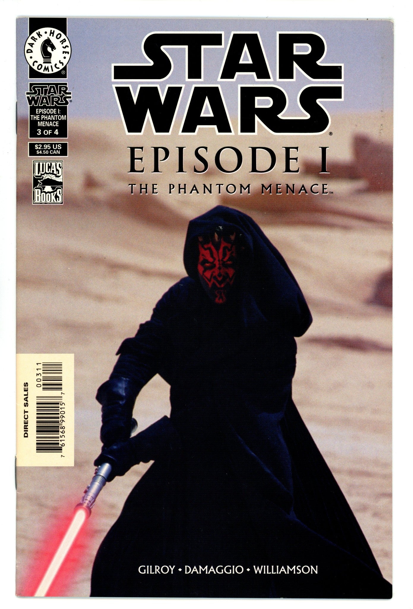 Star Wars: Episode I The Phantom Menace 3 FN/VF (7.0) (1999) Photo Variant 