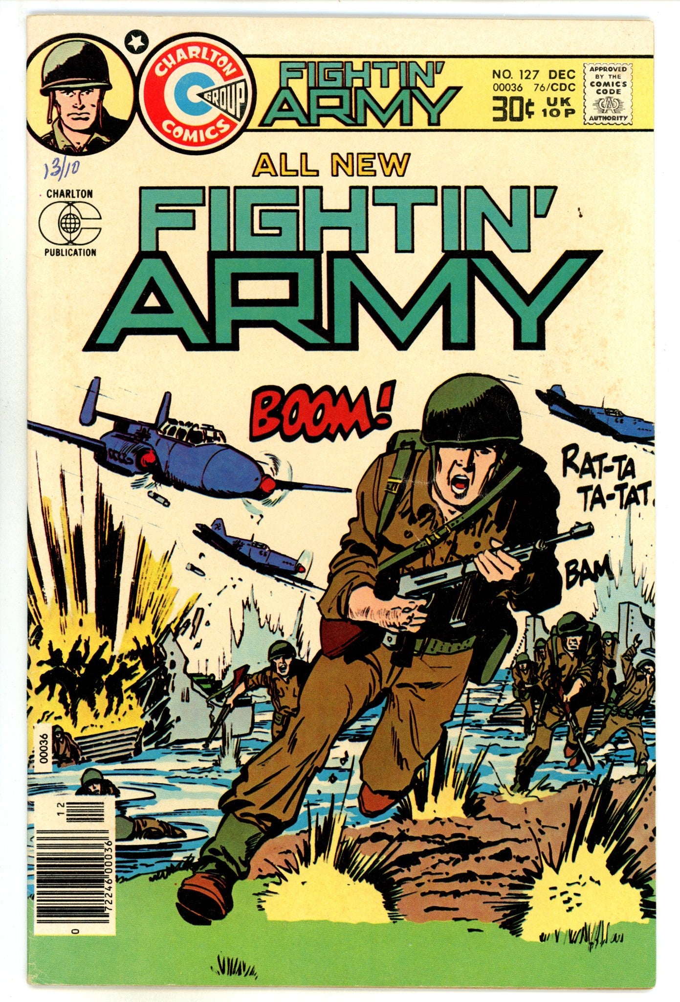 Fightin' Army 127 FN/VF (7.0) (1976) 