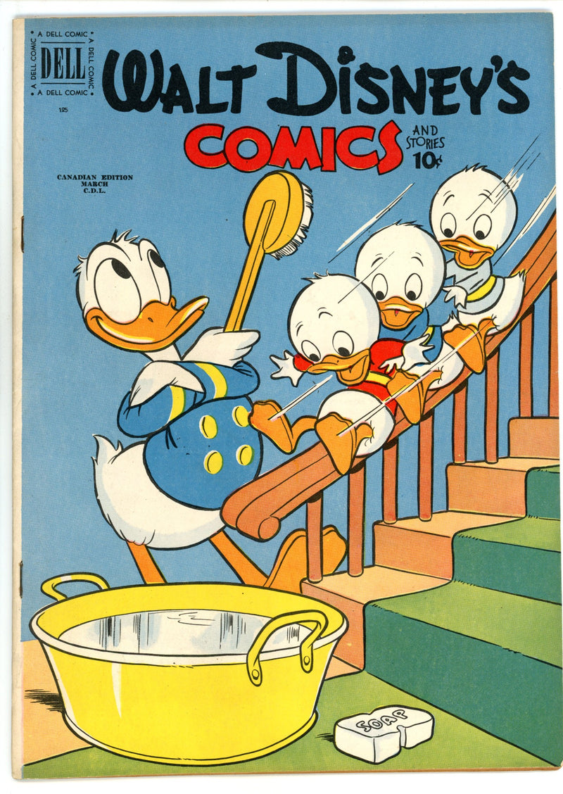 Walt Disney's Comics and Stories Vol 11 5 (125) VF+ (8.5) (1951) Canadian Price Variant 