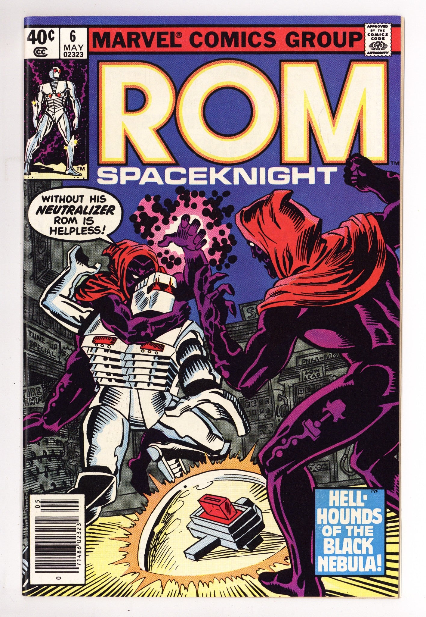 Rom Vol 1 6 High Grade (1980) Newsstand 