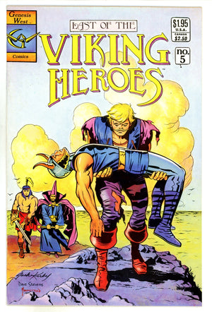 The Last of the Viking Heroes 5 VF- (7.5) (1988)
