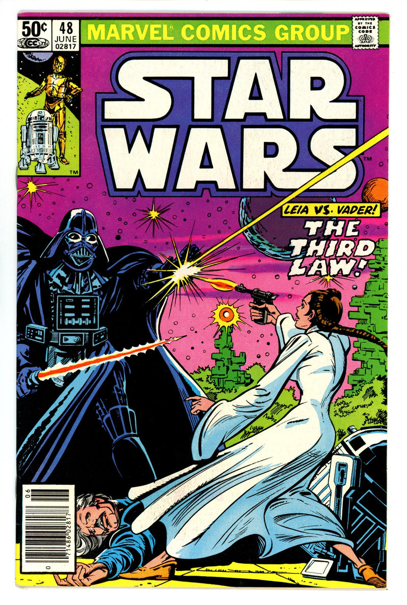Star Wars Vol 1 48 VF- (7.5) (1981) Newsstand 