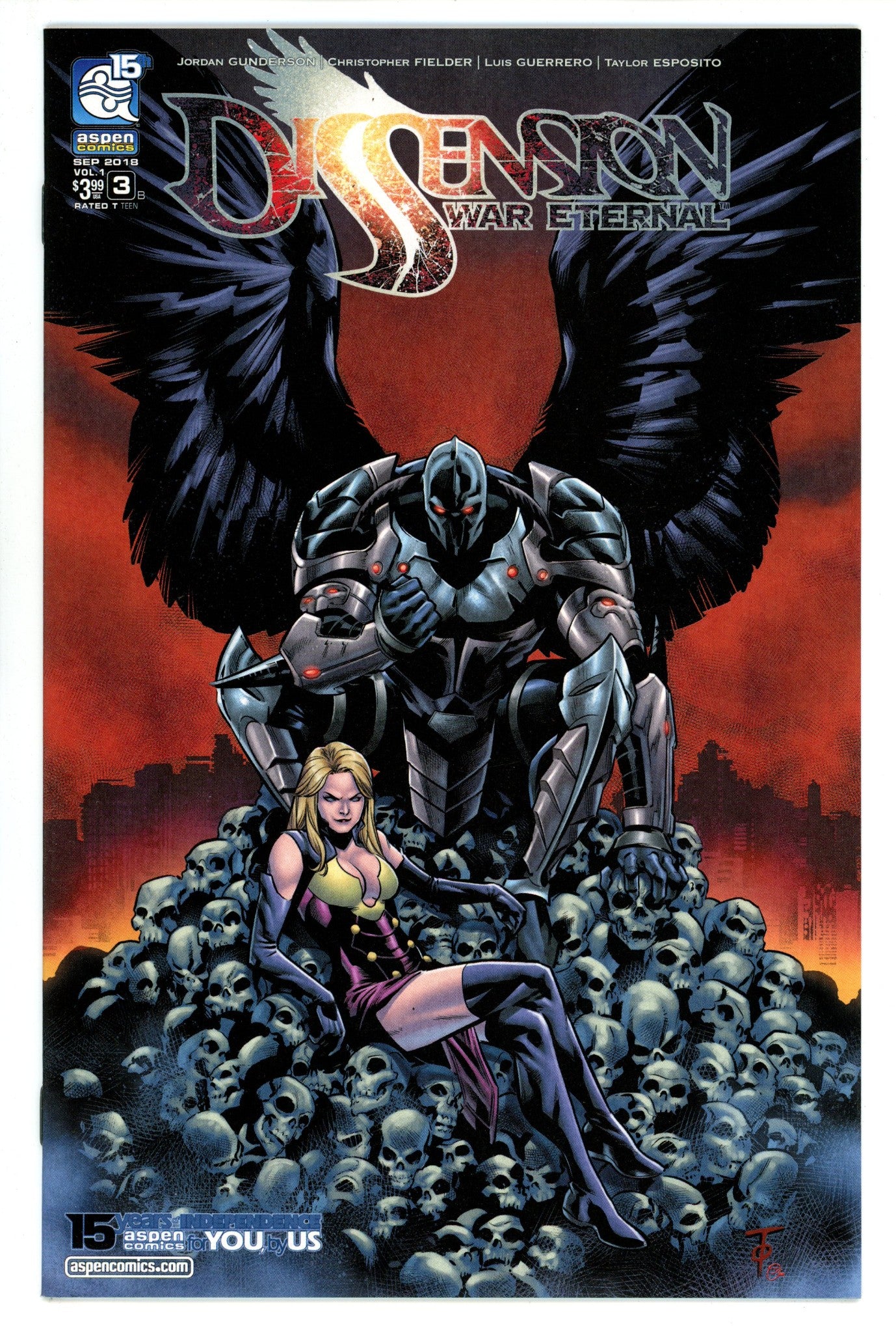 Dissension: War Eternal 3 High Grade (2018) To Variant 
