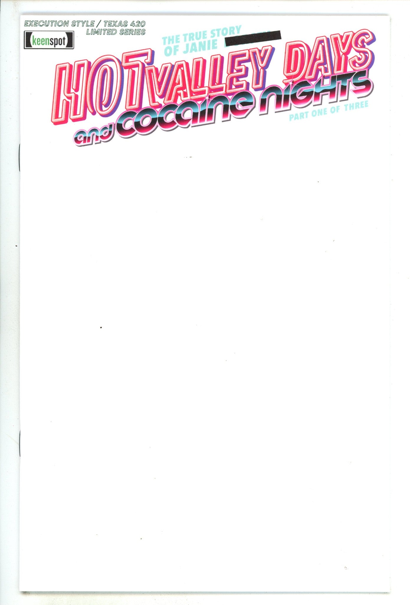 Hot Valley Days 1 Blank Variant (2025)