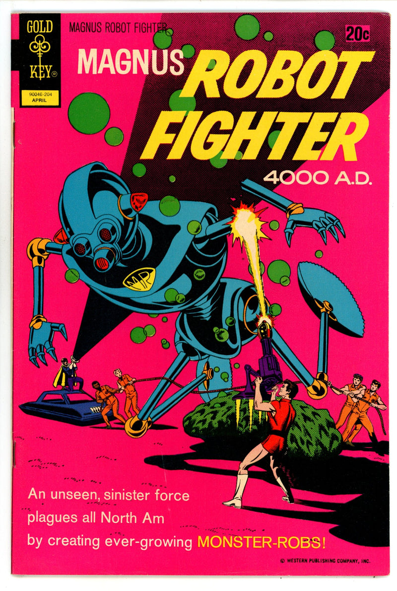 Magnus, Robot Fighter   31  FN+ (6.5) 20¬¢ Variant  (1972)        