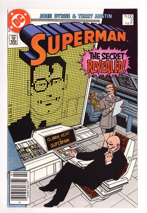 Superman Vol 2 2 NM- (9.2) (1987) Canadian Price Variant