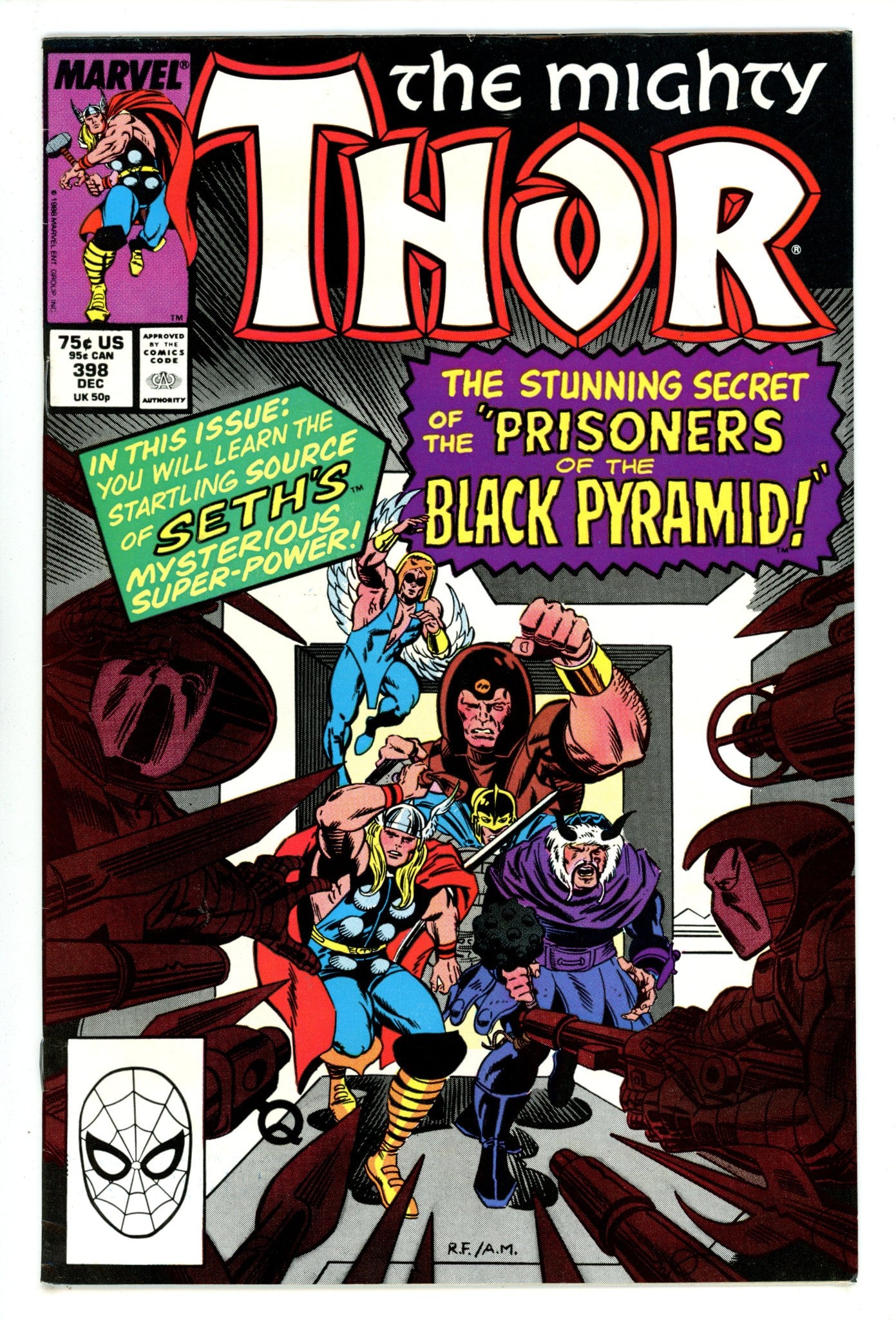 Thor Vol 1 398 High Grade (1988) 