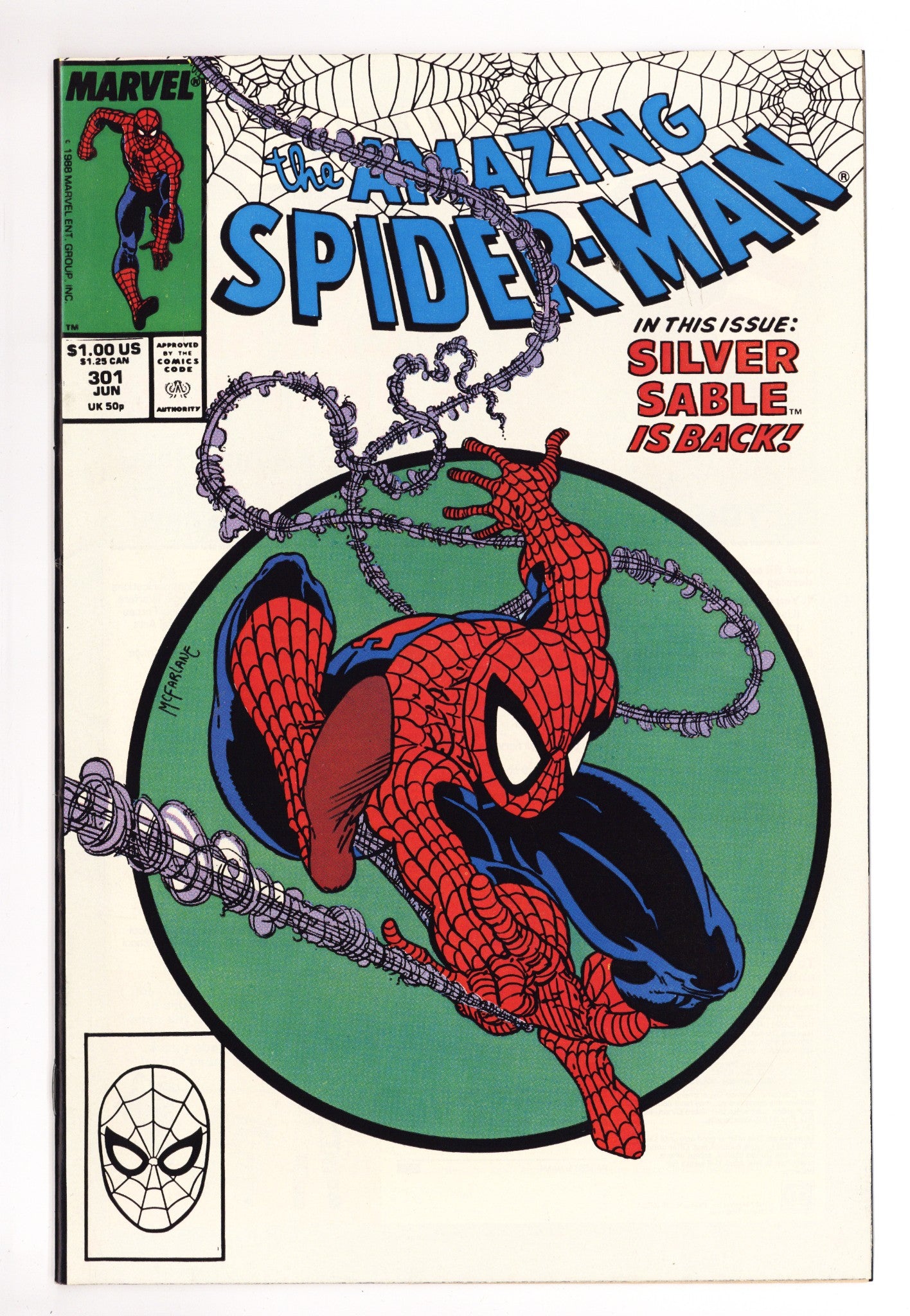 The Amazing Spider-Man Vol 1 301 VF/NM (9.0) (1988) 