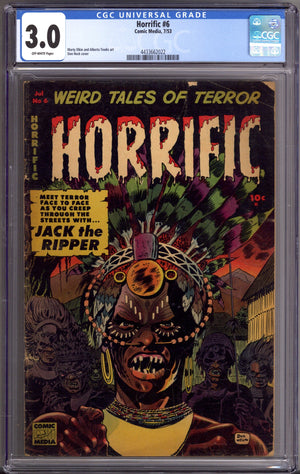 Horrific 6 CGC 3.0 (GD/VG) (1953)