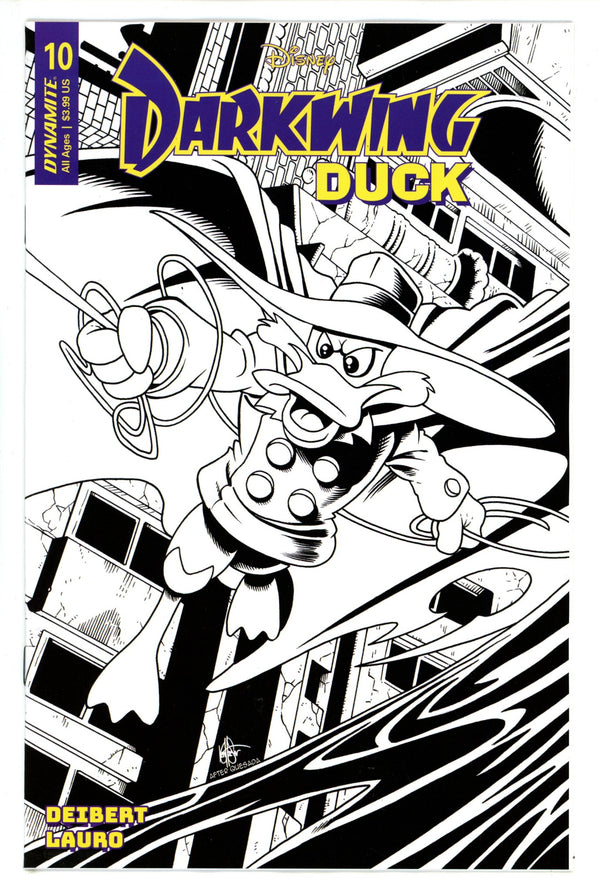Darkwing Duck 10 Haeser B&W Incentive Variant (2023)