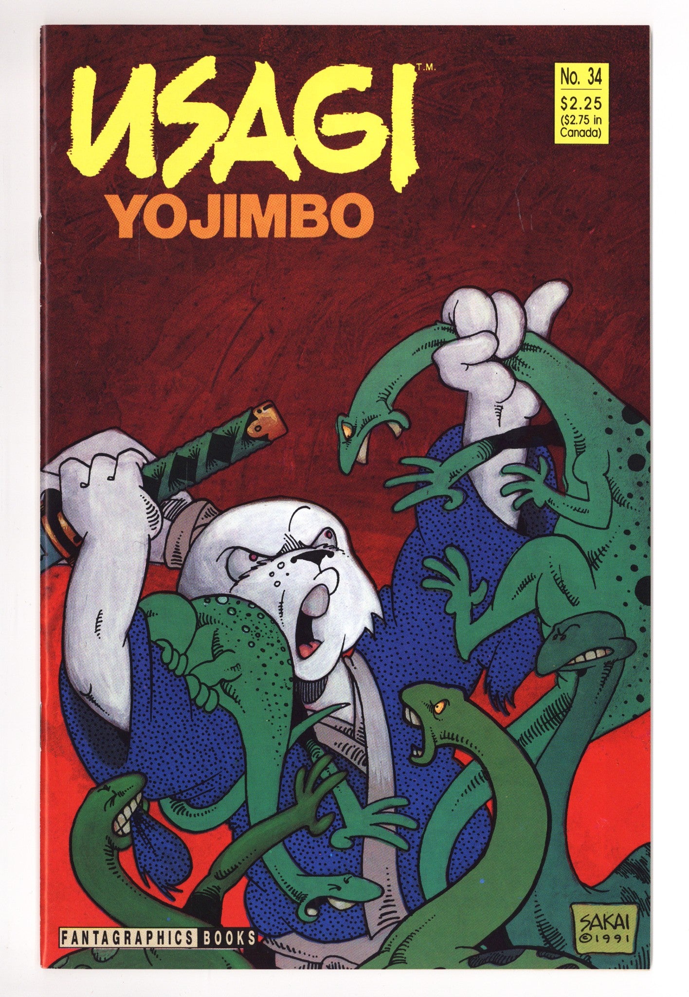 Usagi Yojimbo Vol 1 34 VF/NM (9.0) (1992) 