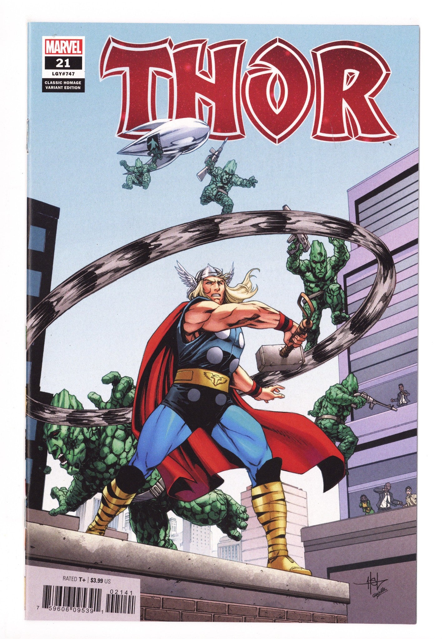 Thor Vol 6 21 (747) High Grade (2022) Lee Homage Variant 