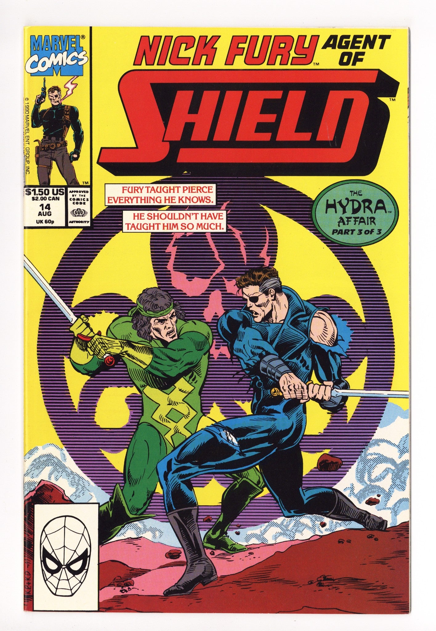 Nick Fury, Agent of S.H.I.E.L.D. Vol 4 14 High Grade (1990) 