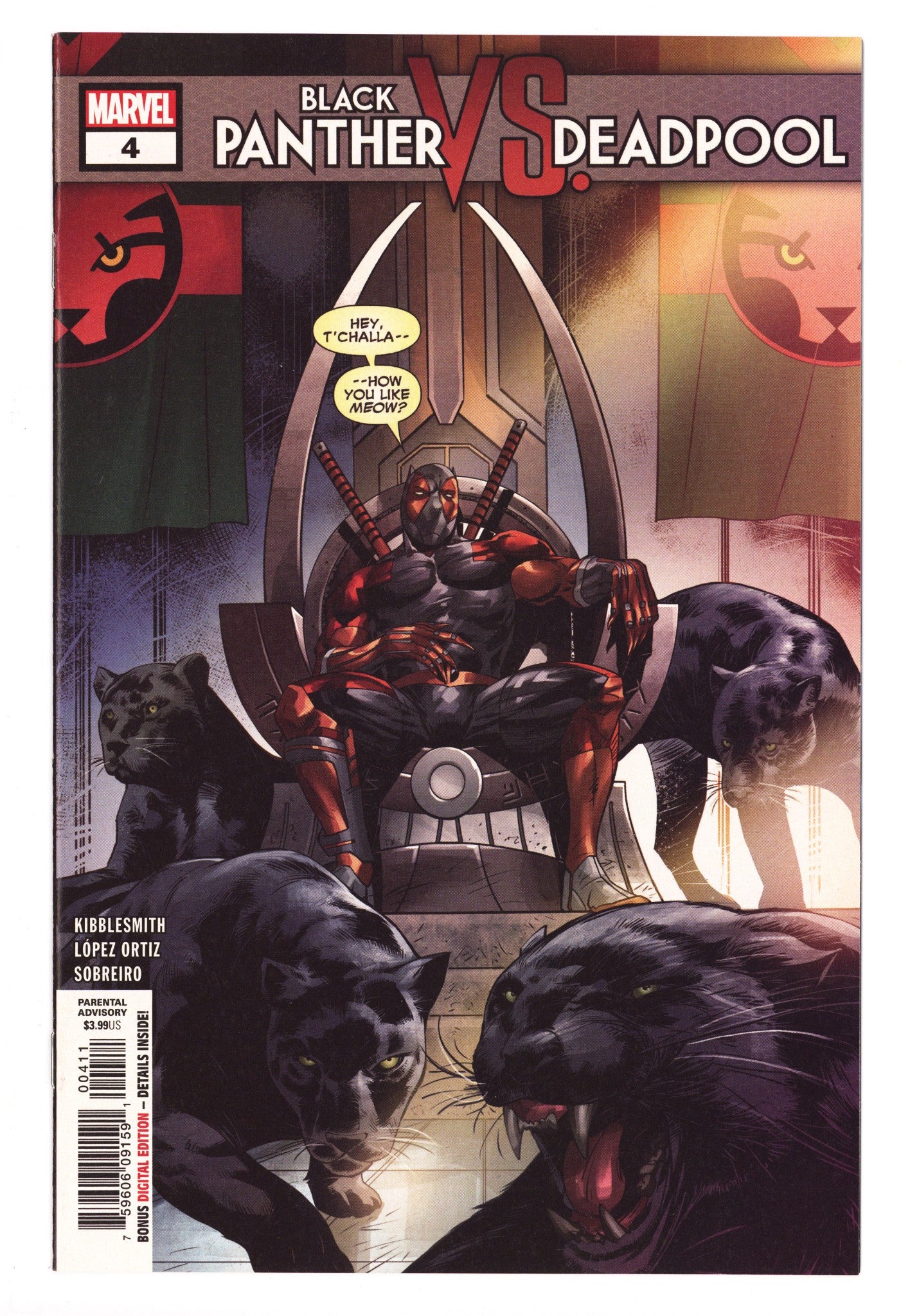 Black Panther vs Deadpool 4 High Grade (2019) 