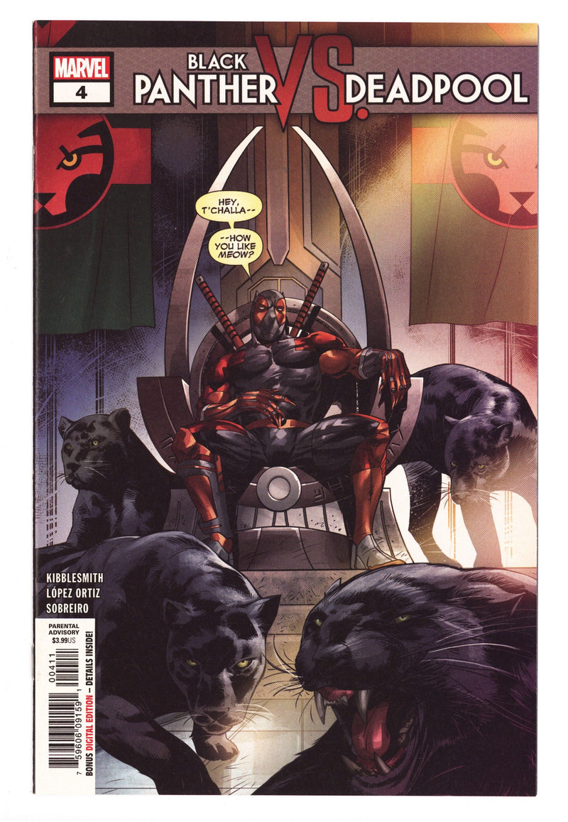 Black Panther vs Deadpool 4 High Grade (2019) 