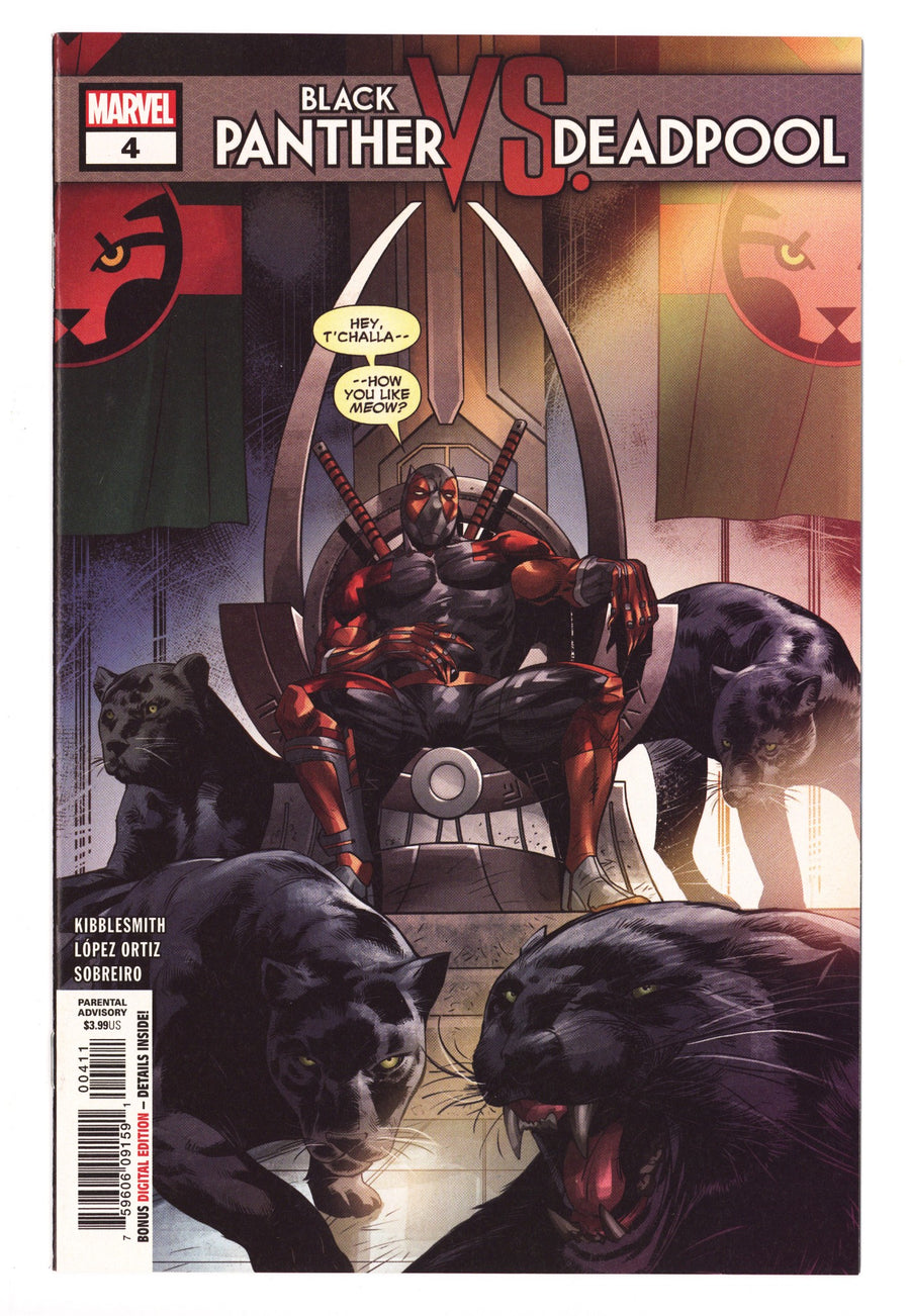 Black Panther vs Deadpool 4 High Grade (2019) 