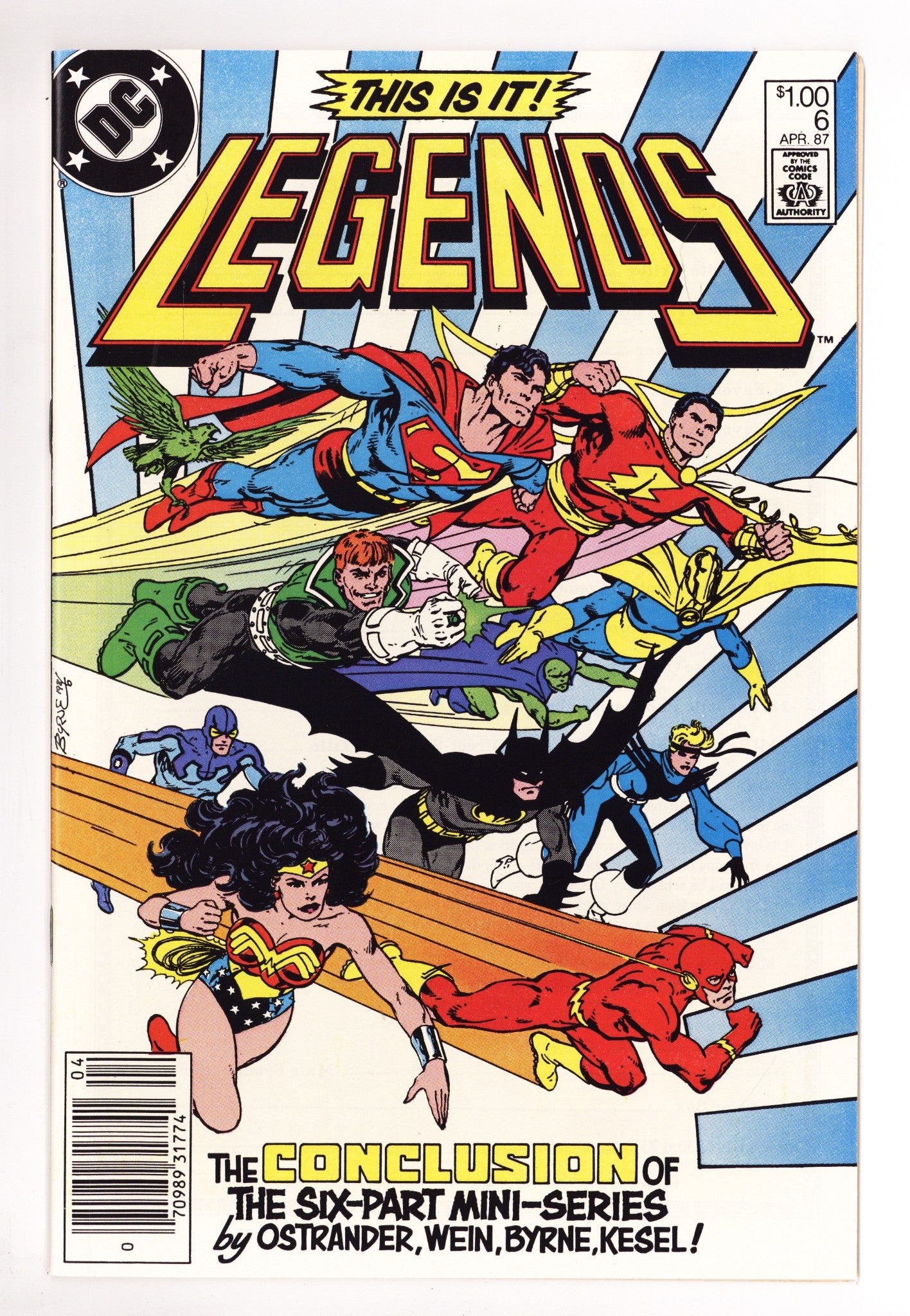 Legends 6 NM- (9.2) (1987) Canadian Price Variant 
