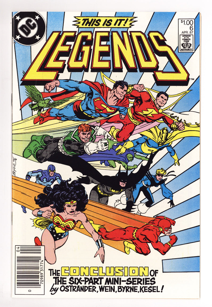 Legends 6 NM- (9.2) (1987) Canadian Price Variant 