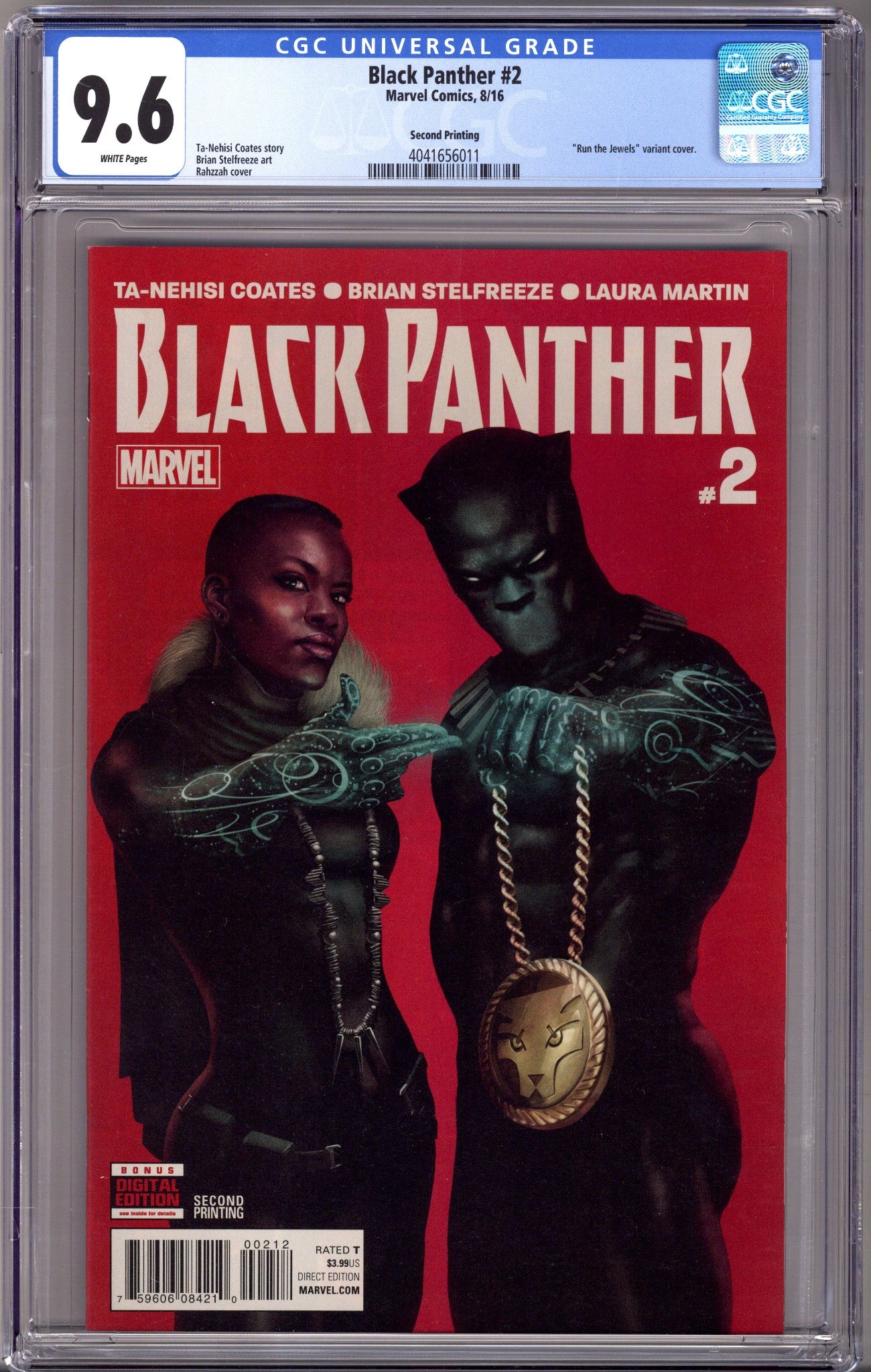 Black Panther Vol 6 2 CGC 9.6 (NM+) (2016) 2nd Print 