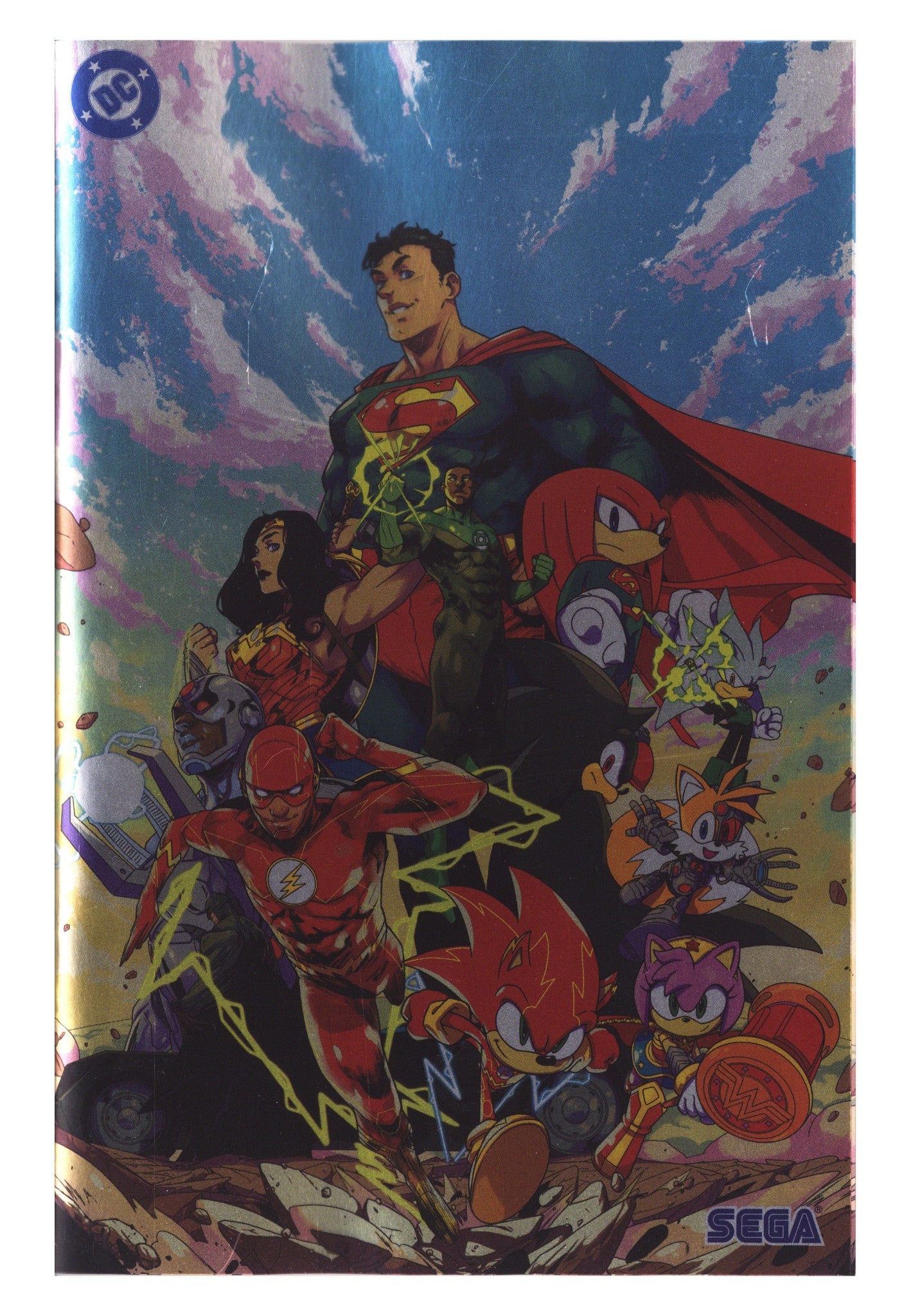 DC X Sonic The Hedgehog The Metal Legion 1 Collar Foil Variant (2026)
