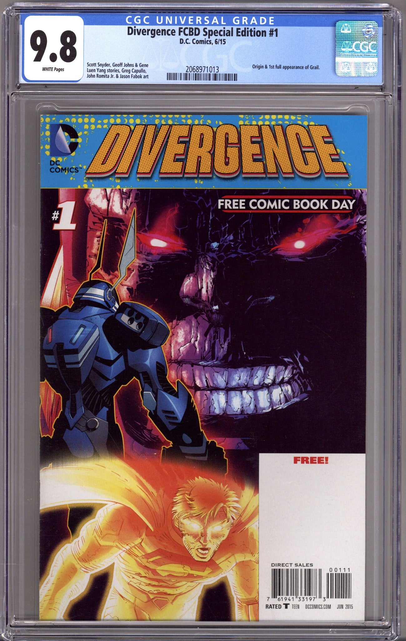 Divergence FCBD Special Edition 1 CGC 9.8 (NM/M) (2015) 