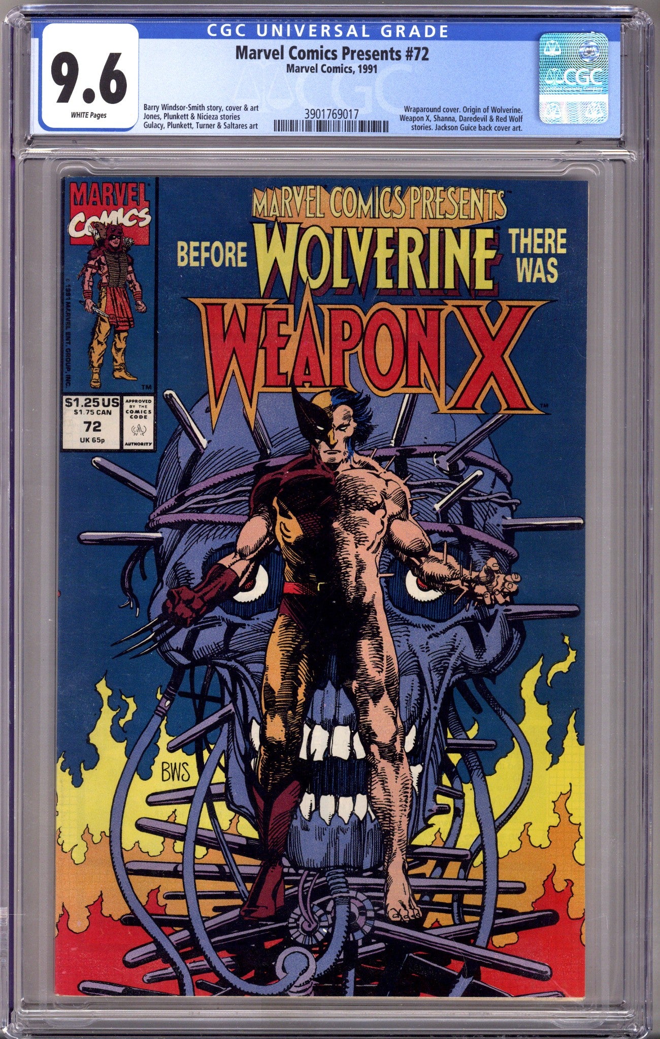 Marvel Comics Presents Vol 1 72 CGC 9.6 (NM+) (1991) 