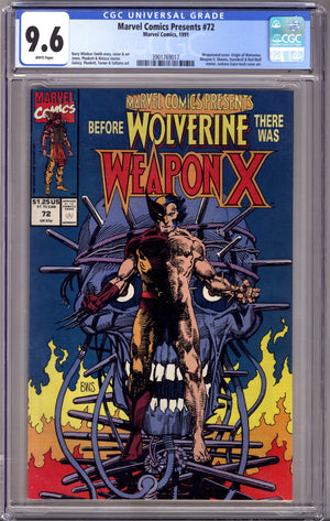 Marvel Comics Presents Vol 1 72 CGC 9.6 (NM+) (1991)