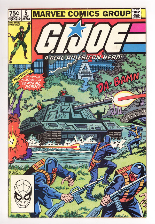 G.I. Joe, A Real American Hero 5 VG+ (4.5) (1982) 2nd Print
