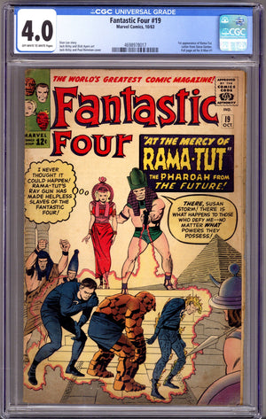Fantastic Four Vol 1 19 CGC 4.0 (VG) (1963)