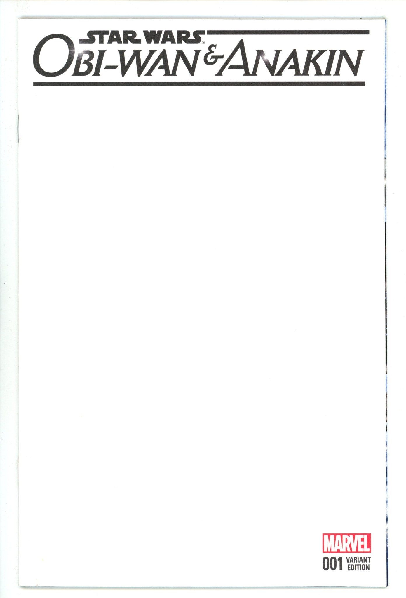 Obi-Wan and Anakin 1 NM- (9.2) (2016) Blank Variant 