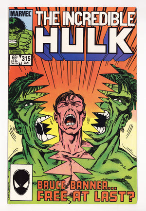 The Incredible Hulk Vol 1 315 High Grade (1986)