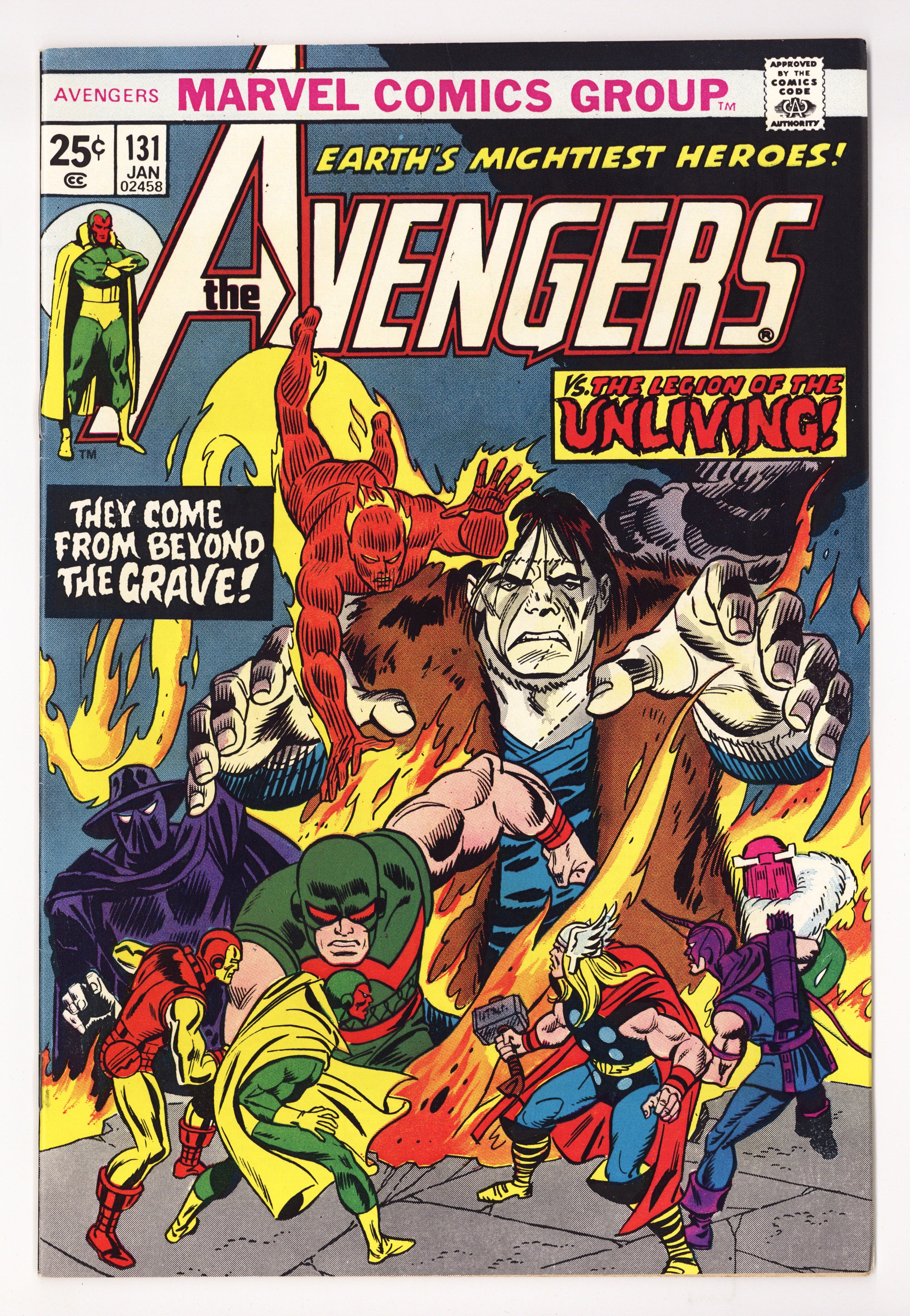 The Avengers Vol 1 131  VF+ (8.5)   (1975)        
