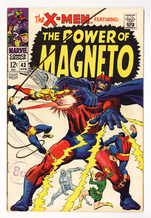 The X-Men Vol 1 43  FN- (5.5)   (1968)