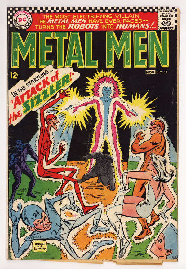 Metal Men Vol 1 22 VG- (3.5) (1966)
