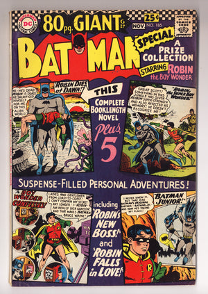 Batman Vol 1 185 VG/FN (5.0) (1966)