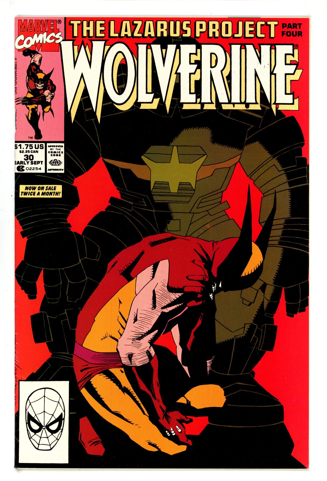 Wolverine Vol 2 30 Mid Grade (1990) 