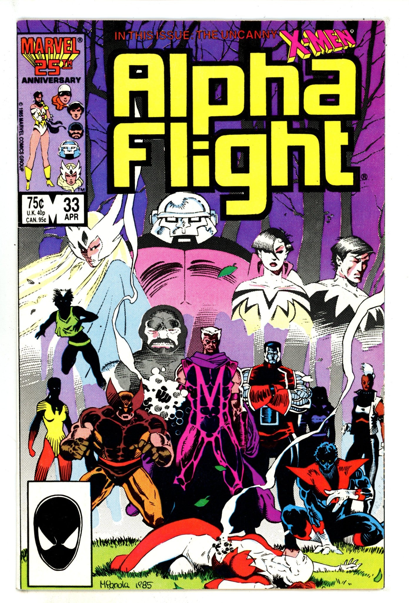 Alpha Flight Vol 1 33 VF+ (8.5) (1986) 