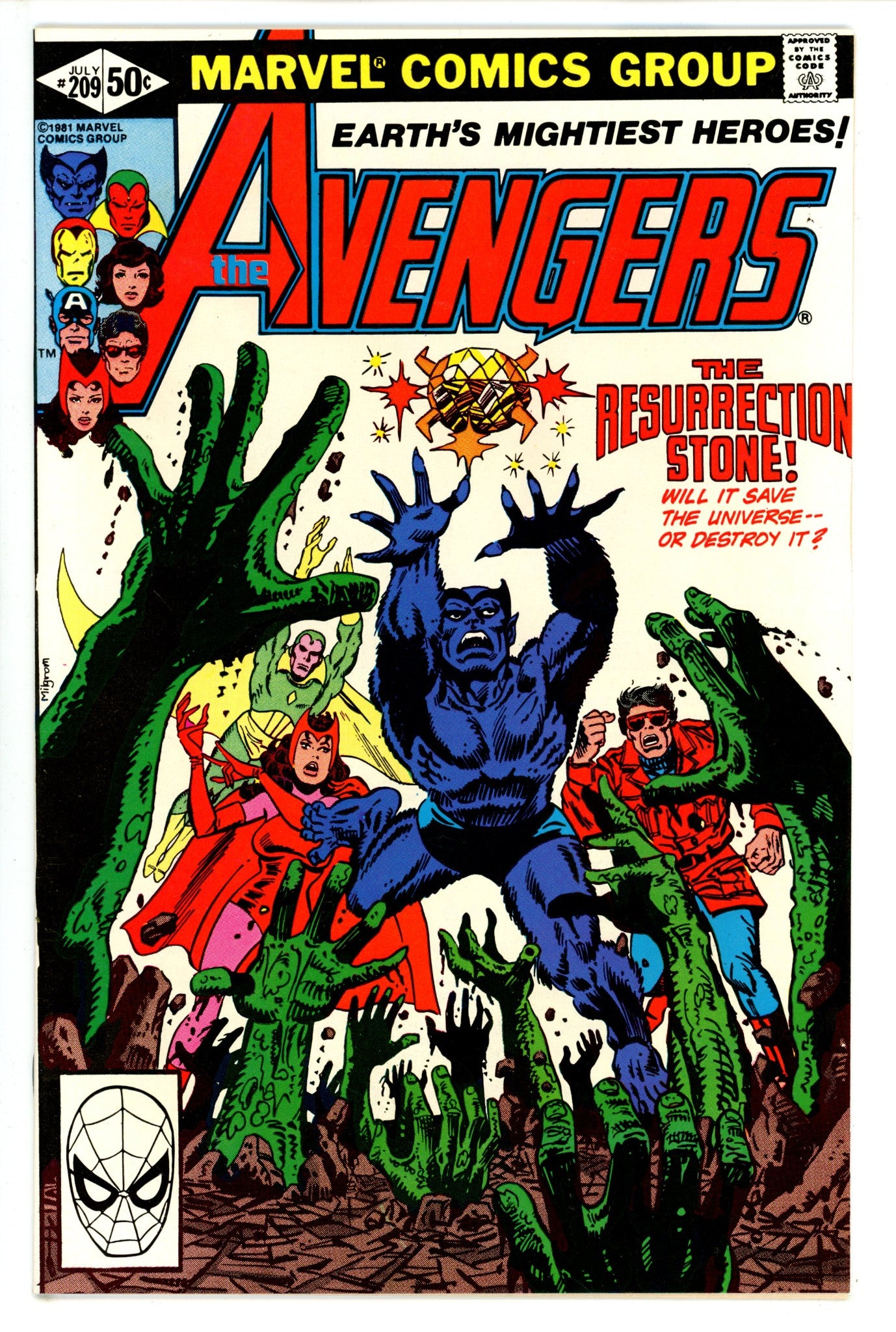 The Avengers Vol 1 209 (1981)