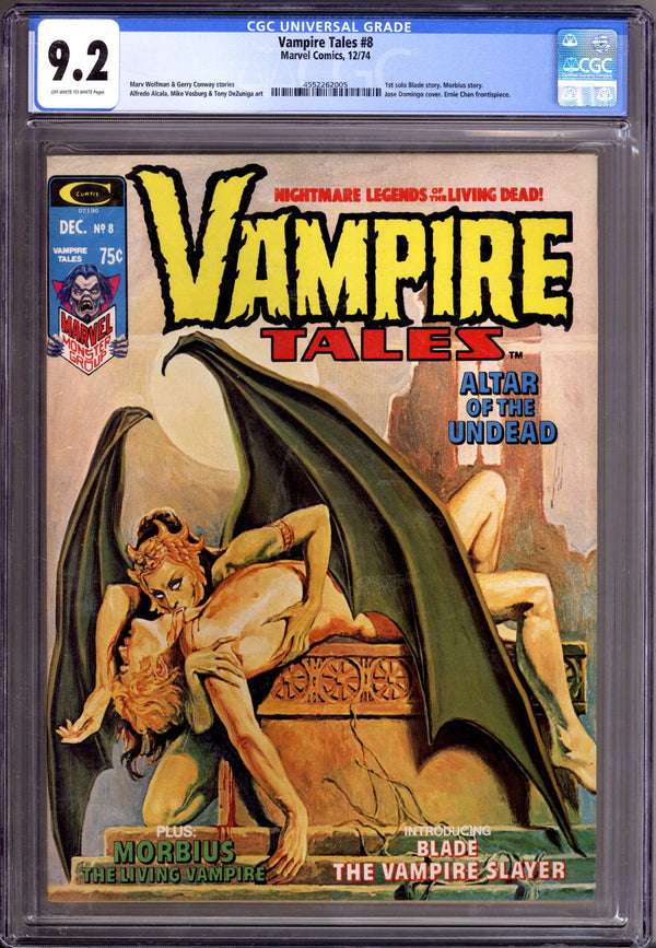 Vampire Tales 8 CGC 9.2 (NM-) (1974)