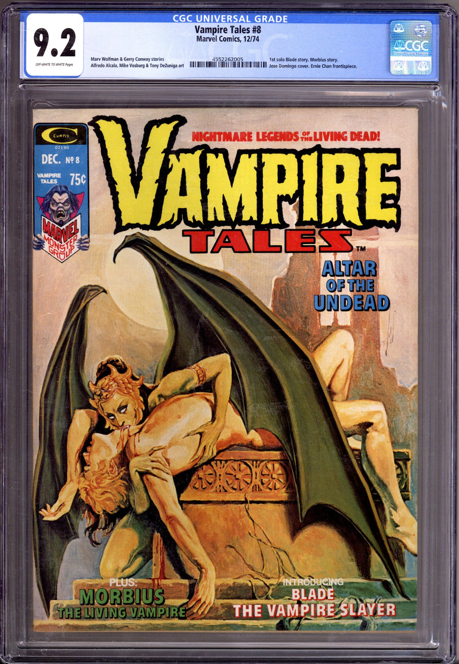 Vampire Tales 8 CGC 9.2 (NM-) (1974)