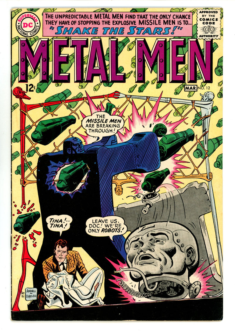 Metal Men Vol 1 12 FN- (5.5) (1965) 