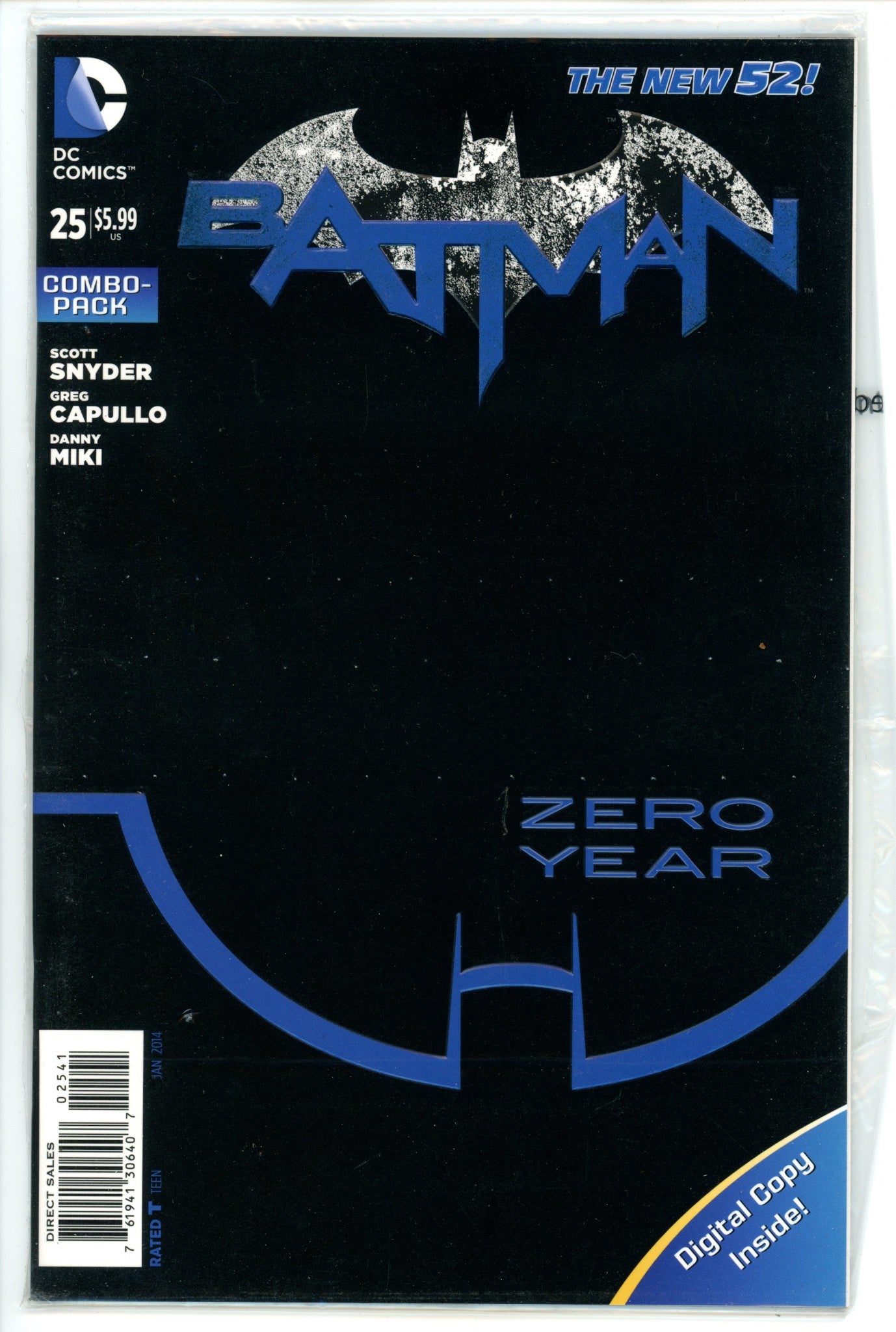 Batman Vol 2 25 New, Sealed Combo Pack (2014) 