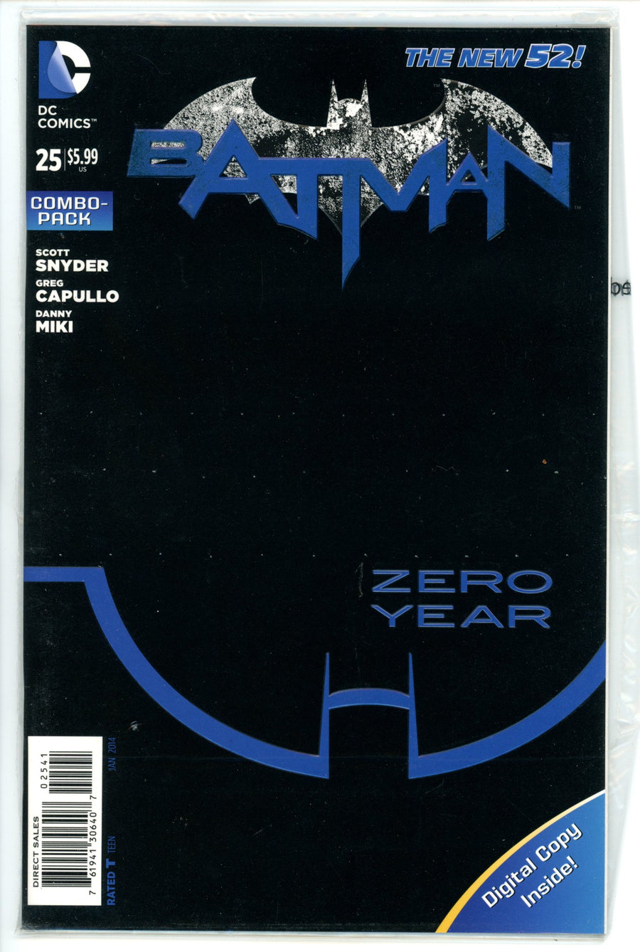Batman Vol 2 25 New, Sealed Combo Pack (2014) 