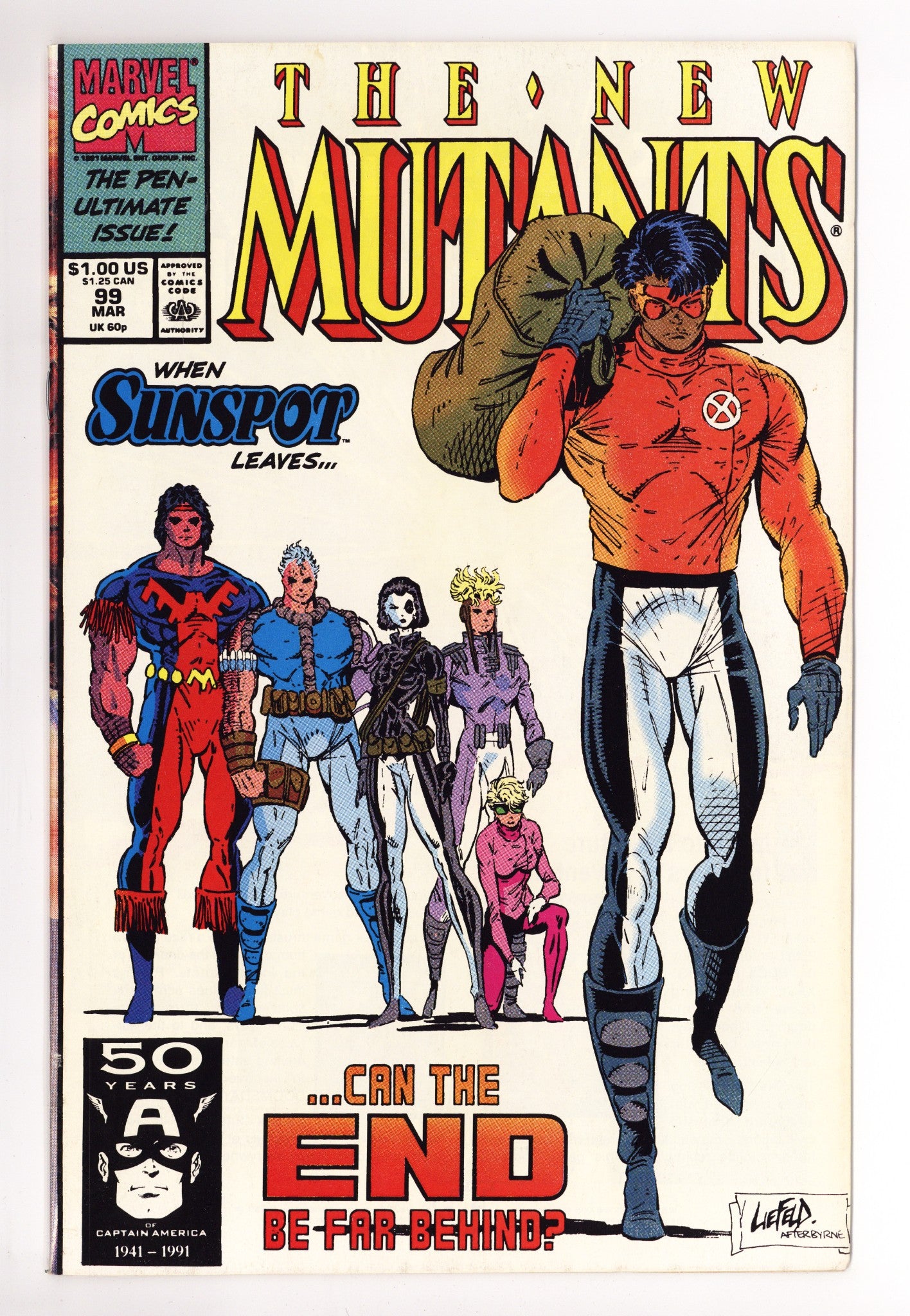 The New Mutants Vol 1 99 High Grade (1991) 